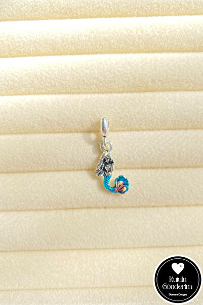 Diamara Designs Figürlü Gümüş Kaplama Kadın Charm Kutulu