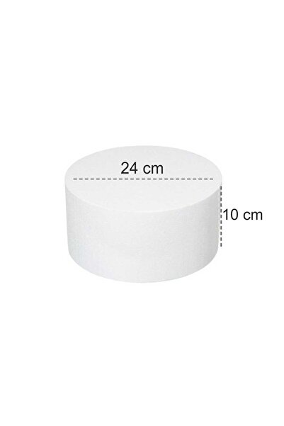 strafor parti dünyası strafor maket pasta 24*10 cm