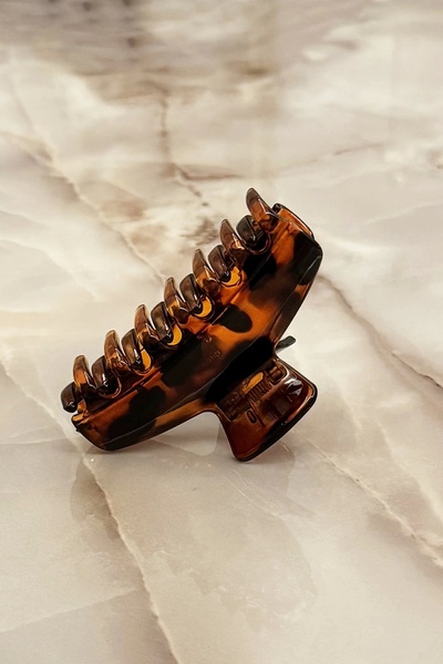 PRVT Kahverengi Leopar Desenli Mandal Toka