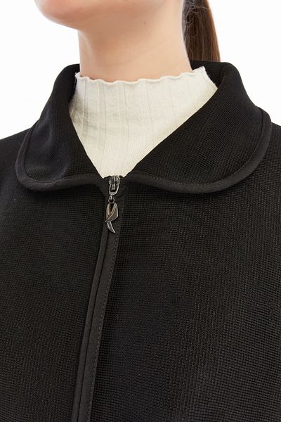 panşalço Shirt Collar Knitwear Poncho, Poncho, Steel Knit, Black, Size 36-48, 83X120 Cm, Brooch Gift