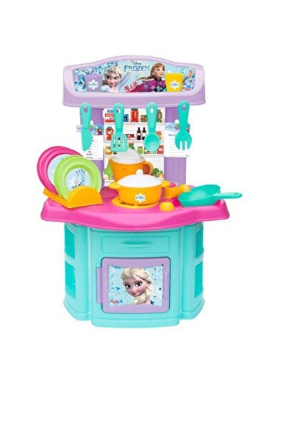Oyuncakhane Frozen Oyuncak Büyük Boy Mutfak Set Ve Karlar Ülkesi Bulaşıklık