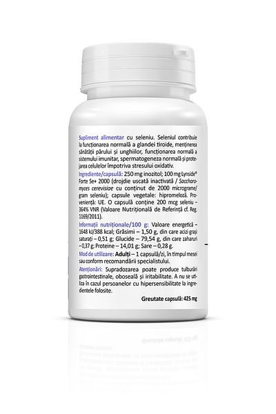 ZENYTH Selen, 60 kapslí, 200 mcg, podporuje normální funkci štítné žlázy
