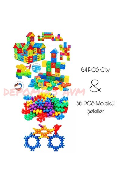 Oyuncakhane Oyuncak Puzzle 3d Oyuncak Yapı Tasarım Blokları 36 Parça Eğitici ...