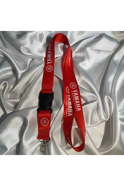 CEBECİOTO Yamaha Red Motor Neck Strap Rope, Compatible Mirror Strap Rope, Keychain Rope Moto Accessory