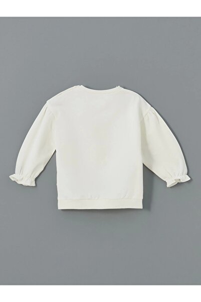 LC Waikiki Crew Neck Cherry Print Sweatshirt and Leggings for Baby Girl - Set of 2