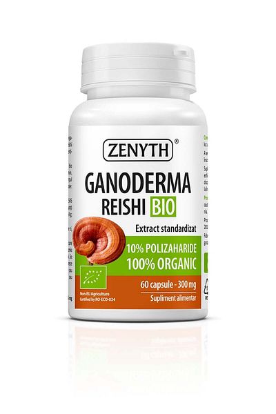 ZENYTH Ganoderma Reishi Bio, 60 Capsules, Strengthens Immunity and Reduces Inflammation,