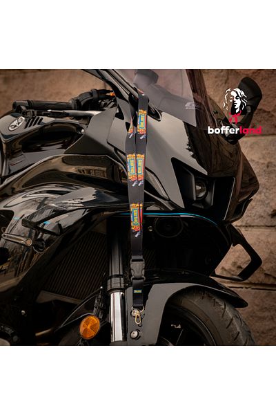 bofferland Motorcycle Automobile Cloth Hooked Phone Holder and Neck Strap 13