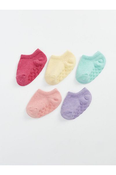 LC Waikiki New Season Basic Baby Girl Booties Socks 5-Piece - S42947Z1