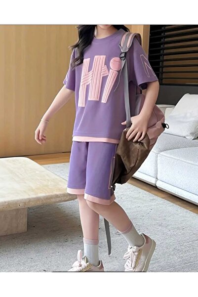 VESTIR BIEN Hi Baskılı %100 Pamuk Çocuk Alt-Üst Takım