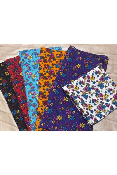 brako tekstil Floral Patterned Headscarf Turban - Multicolor Infinity Bandana Hair Accessory (1 Piece)