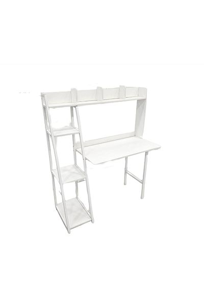 TrentonGCC Multifunctional Computer Desk with Shelves – 120x50x140 CM