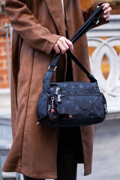 H&D COLLECTİON Geantă de umăr și crossbody cu curea lungă din țesătură Kılinkır, impermeabilă, cu mai multe compartimente, unisex 3007