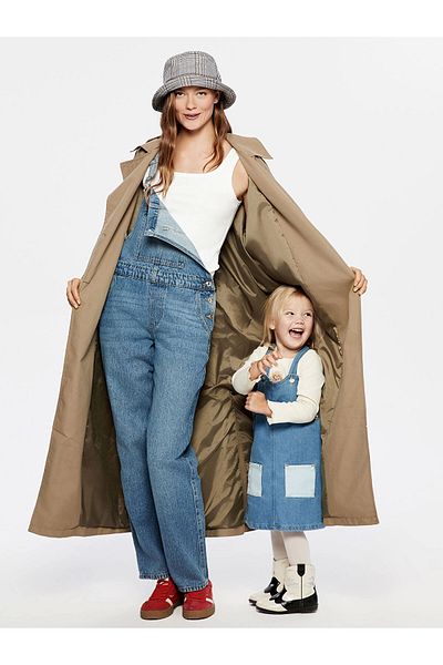 LC Waikiki LCW Παιδικό Indigo Jean Φόρεμα για κορίτσια με τσέπες