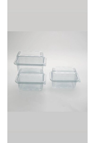 Miopack Plastik Sızdırmaz Kap 500 gr Cc Yüksek Bombe Kapak Plastik Kapaklı Kase 50 Adet