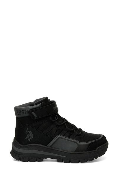 U.S. Polo Assn. Ανδρικές χειμερινές μπότες - Winter Black Boot Comfort Αντιολισθητική σόλα