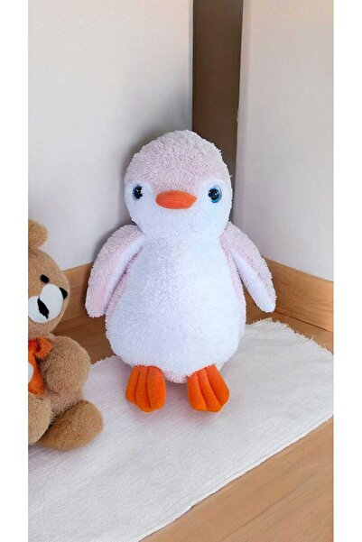swilex Peluş Uyku Arkadaşı Ve Pembe Sevimli Penguen Oyuncak Yastık
