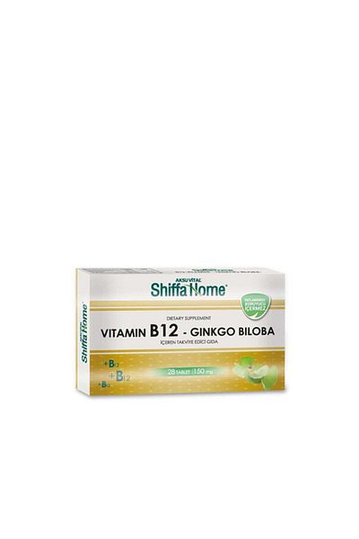 Shiffa Home Aksu Vital B12-Ginkgo Biloba 28 Tablets