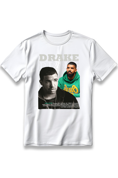 EZG Business تي شيرت دريك كبير الحجم للجنسين مصنوع من القطن بنسبة 100% ومطبوع عليه تي شيرت سميك يسمح بمرور الهواء