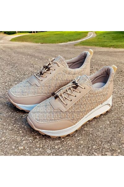 KAFKASLAR AYAKKABI YENİ MODEL SİMLİ  ORTOPEDİK KALIN TABANLI GÜNLÜK SNEAKERS AYAKKABI