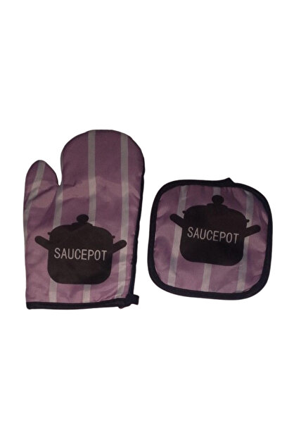 Generic قفاز الفرن المقاومة للحرارة ووسادة حامل الأواني