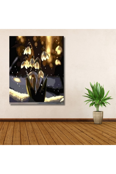 LİLYHOBBYLAND Sayılarla Boyama Hobi Seti Renkli Baskılı (ÇERÇEVELİ) 80x100 cm...