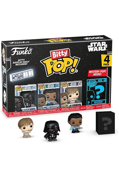 Funko بيتي بوب إس دبليو - دارث فيدر، شخصية مكونة من 4 قطع