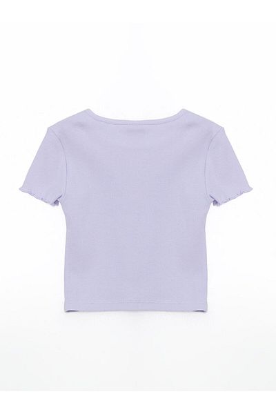 LC Waikiki New Season Crew Neck Girl's T-Shirt - S5Kb53Z4
