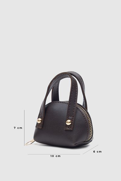 Shanta Bitter Brown C11 Mini Size Single Compartment Faux Leather Women's Wallet B:7 E:10 W:10