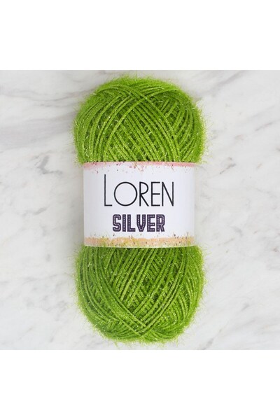 Marsilyan Loren Silver Green Hand Knitting Lanyard - Rs0047 - 34099