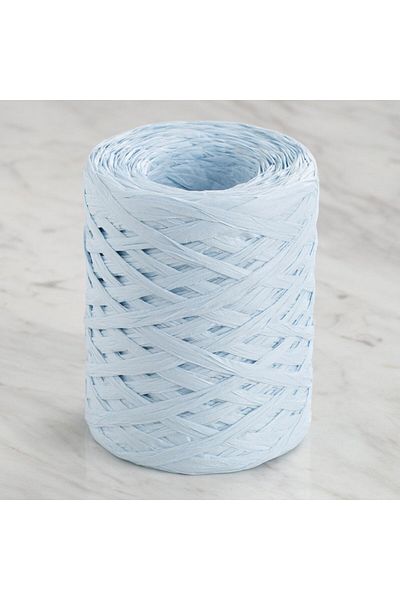 Hangora Loren Natural Raffia 90 g Light Blue Paper String - 27