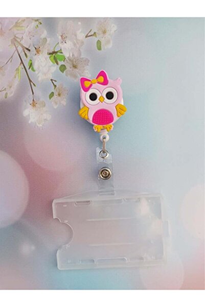 doktorbonem حامل بطاقات يويو من السيليكون على شكل بومة، واقي بطاقة عمودي أفقي