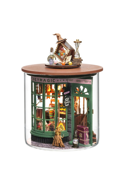 Choice B-048 Magical Doll House Wooden 3D Puzzle Handmade Assembly Building Model Kit Production of Small R