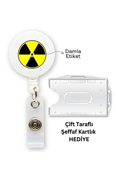 doktorbonem Radiology Sa deznom Drops Sticker Yoyo Držač značke s imenom Hori...