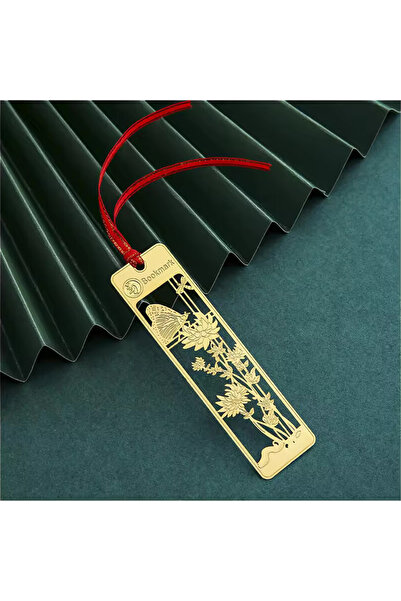 Fivy Suport pentru cărți mic, de culoare aurie, metalic, cu detalii figurale