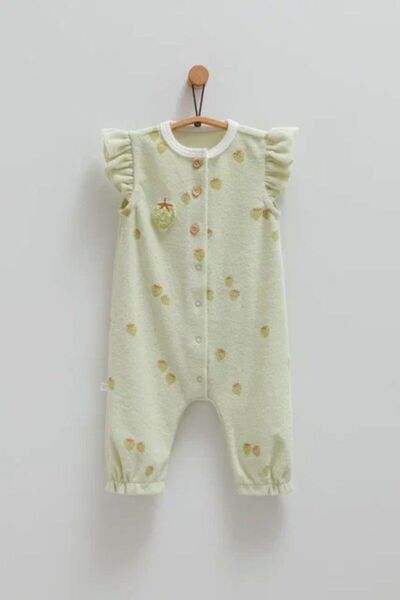 Caramell Baby Girl Long Towel Jumpsuit
