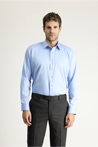 Kiğılı Довгий рукав, облягаючий крій, класична бавовняна сорочка