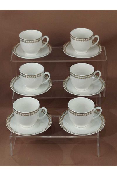 AR HOME 12 Piece Porcelain Coffee Cup Set