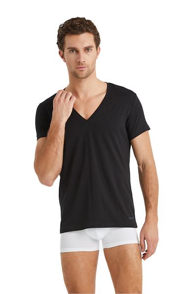 Blackspade Ανδρικό εσώρουχο με λαιμόκοψη V Tender Cotton 9212 - Μαύρο