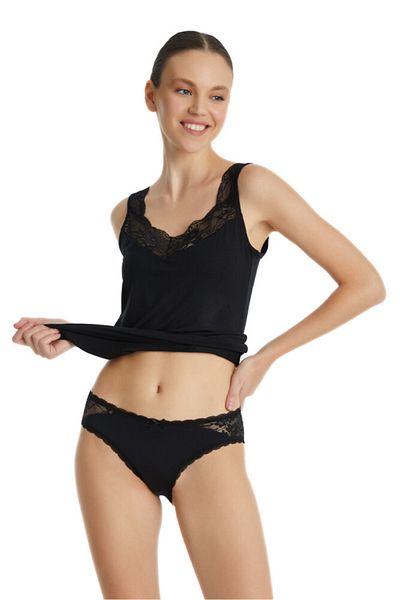 Blackspade Women's Slip Panties 1772 - Black