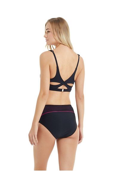 Blackspade Women's Bikini Bottom 10156 - Fuchsia Black