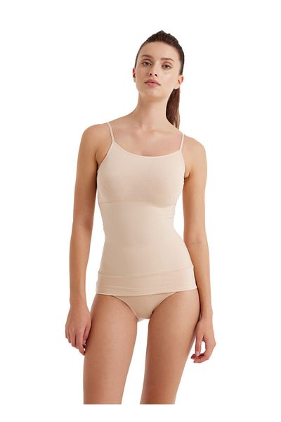 Blackspade Women's Athlete Corset Illusion 1481 - Tan