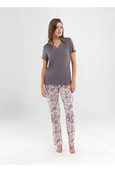 Blackspade Women's Pajama Set - 6773 - Brown