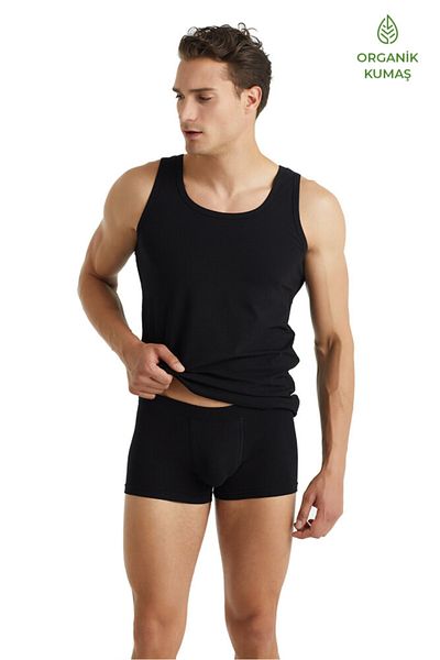 Blackspade Ανδρικό Boxer Elastane από οργανικό βαμβάκι 9481 - Μαύρο