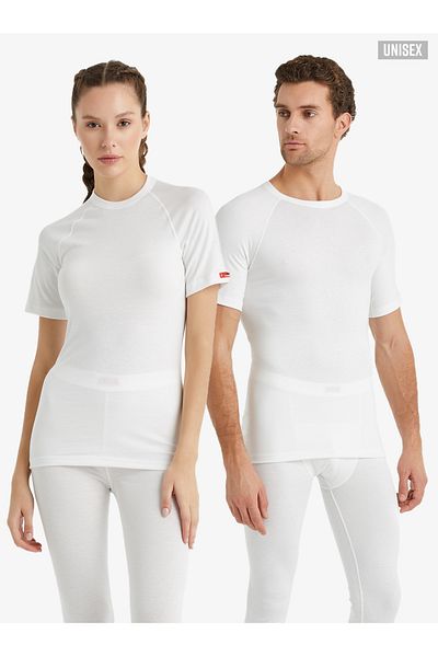 Blackspade Λευκό Unisex Θερμικό T-Shirt - 2ο Επίπεδο 9258