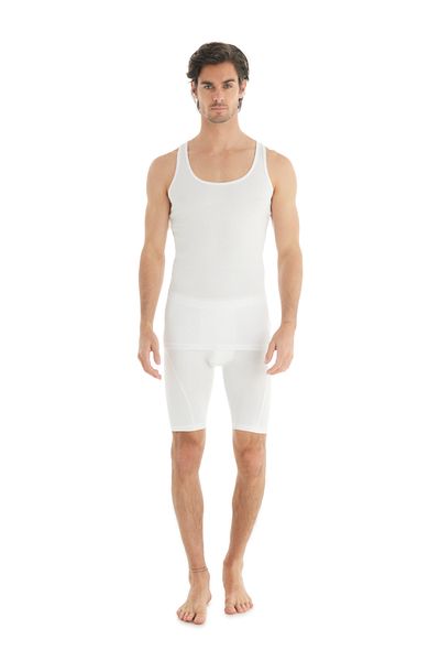 Blackspade Ανδρικό αθλητικό εσώρουχο Camisole 9340 - Λευκό