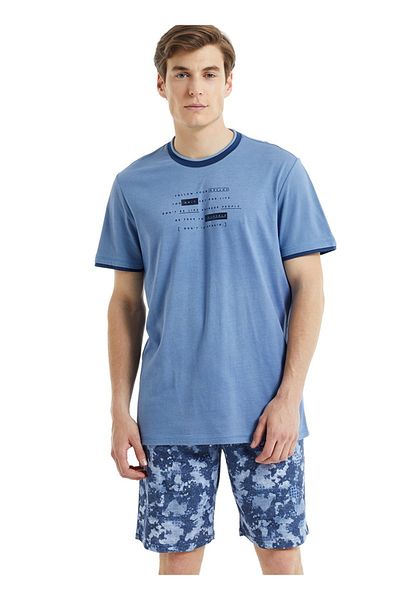 Blackspade Set de pijamale pentru bărbați 30825 - Albastru