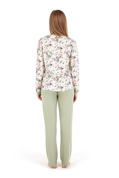Blackspade Women's Long Pajama Set 50676 - Printed