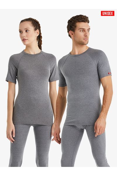 Blackspade Tricou termic unisex Gri Melange - 2nd Nivelul 9258
