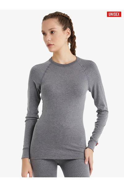 Blackspade Unisex Θερμικό T-Shirt 2ο Επίπεδο 9259 - Grey Melange