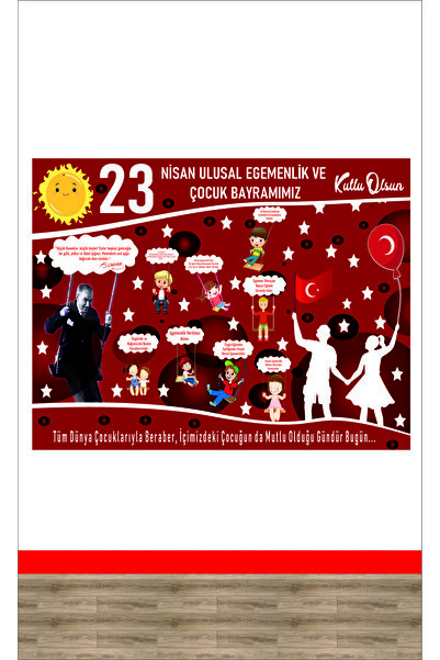 Göktuğ Hediyelik 23 NİSAN OKUL VE KREŞLER İCİN VİNİL BASKI